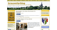 Desktop Screenshot of brauweilerblog.de